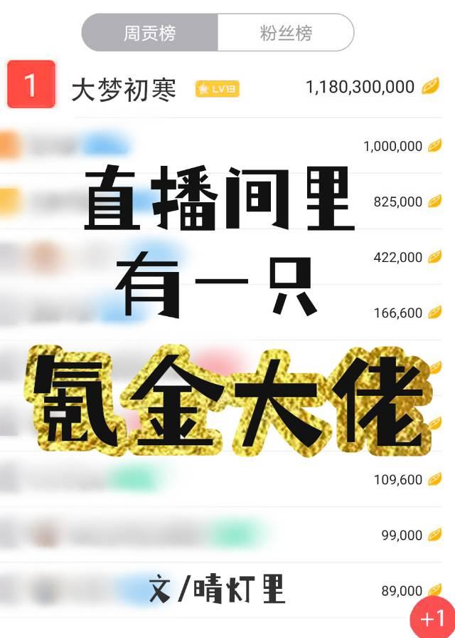 直播间里有一只氪金大佬